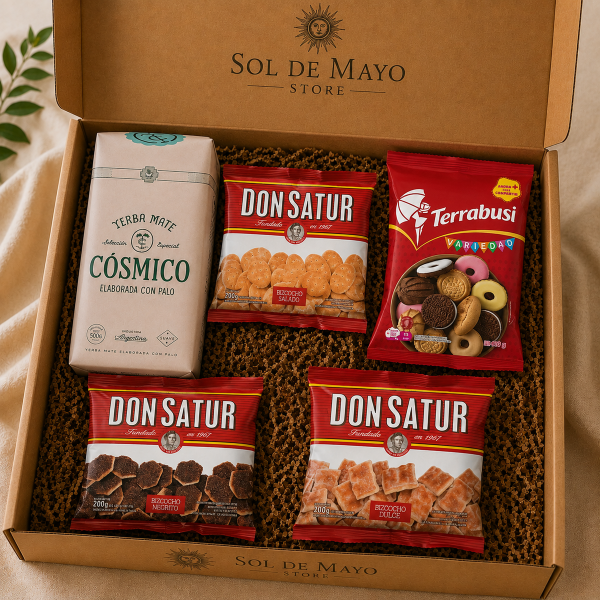 Tarde de Mate Argentine Yerba Mate & Snack Gift Set