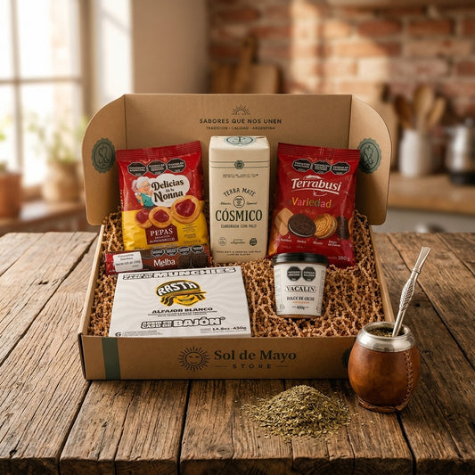 Gourmet Snack & Yerba Mate Gift Box — Traditional Morning Ritual | Generated by Modelize