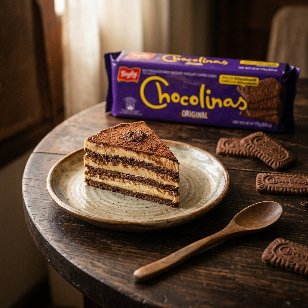 Chocolate Cookies — Chocotorta Serving Suggestion | Generated by Modelize