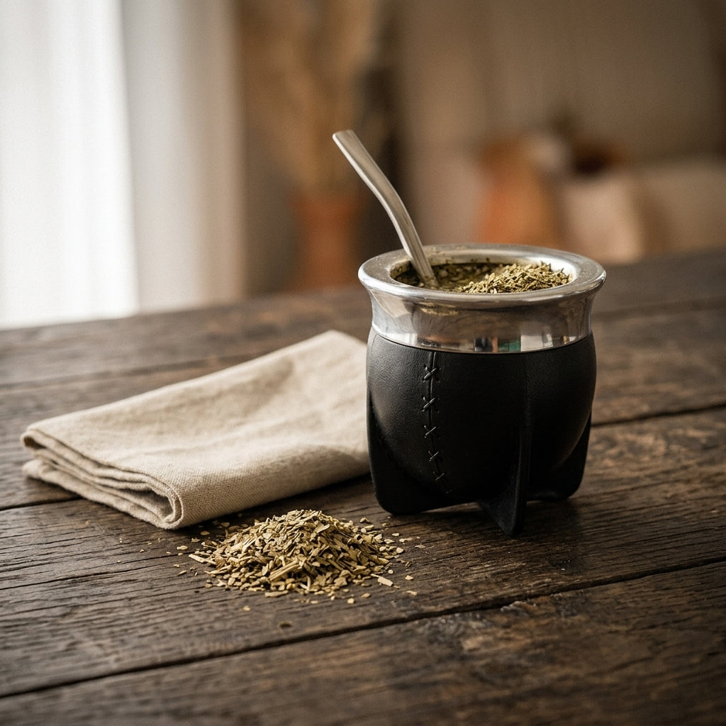 Mate Gourd and Bombilla Set — lifestyle_ritual | Generated by Modelize