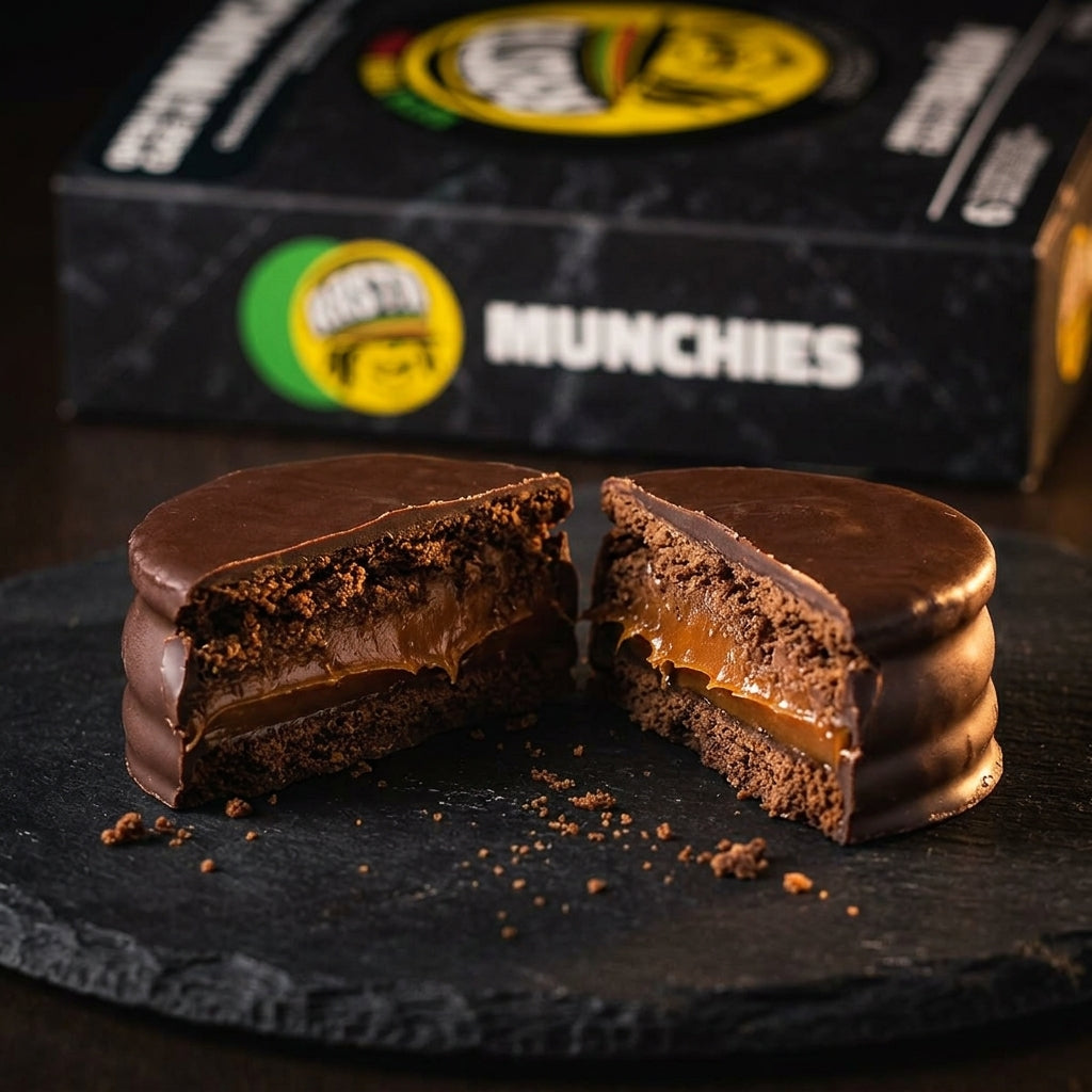 Confectionery packaging — Alfajor Cross-Section | Generated by Modelize