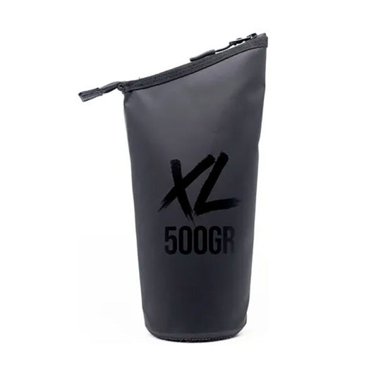 Premium Matte Black Yerba Mate Pouch – Waterproof XL Yerbera Bag (500g Capacity)
