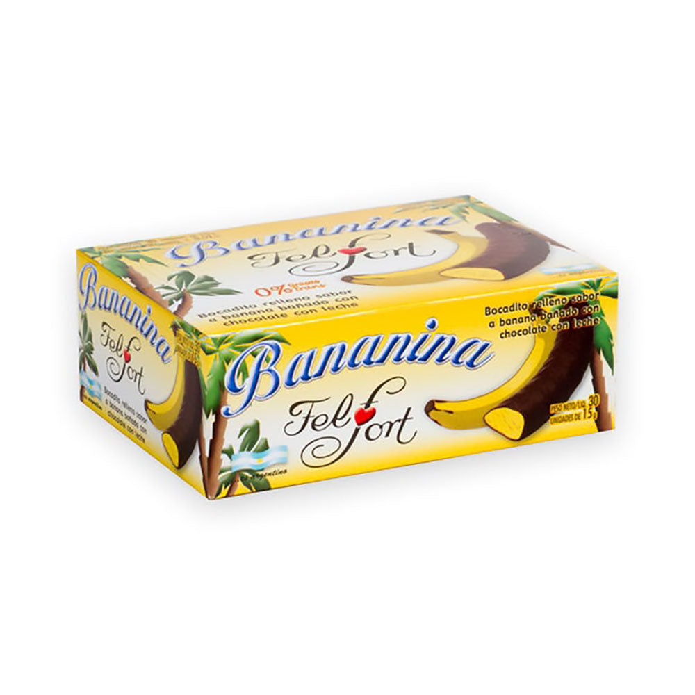 Felfort Bananita Banana Fondant Milk Chocolates – Box of 30