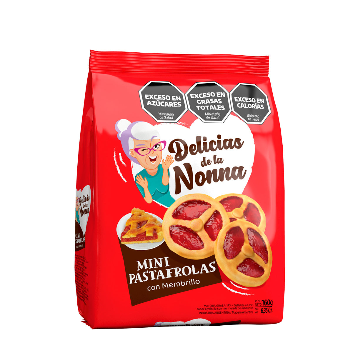 Delicias de la Nonna Mini Pastafrolas con Membrillo – Quince Tart Sweet Biscuits, 180g