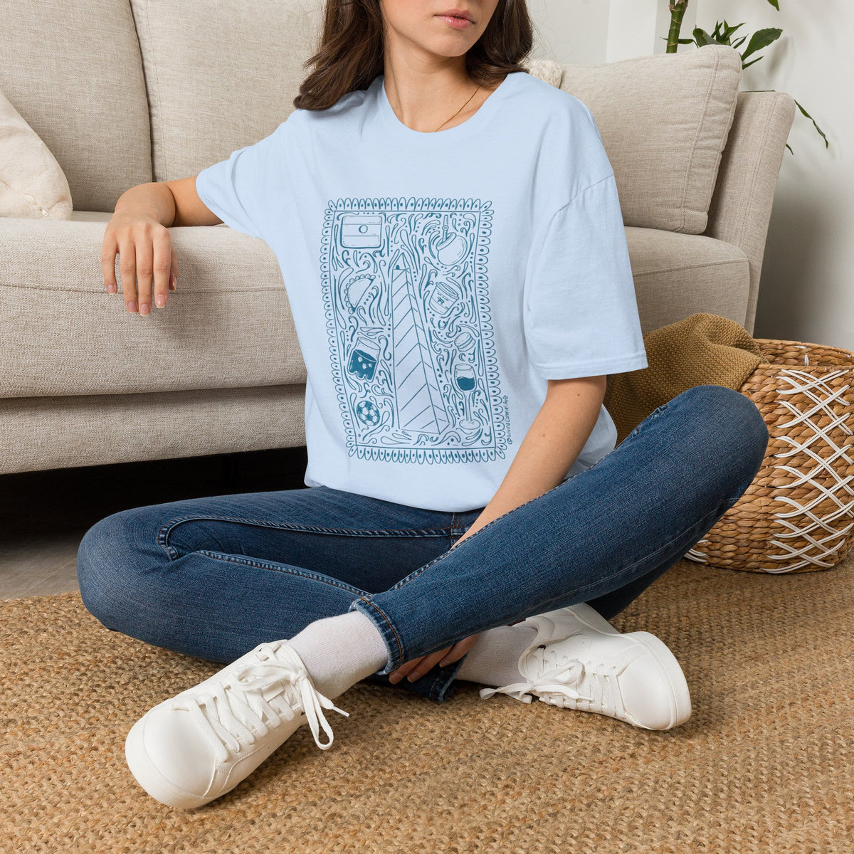 Argentina Icons Graphic T-Shirt – Argentine Culture & Traditions Tee