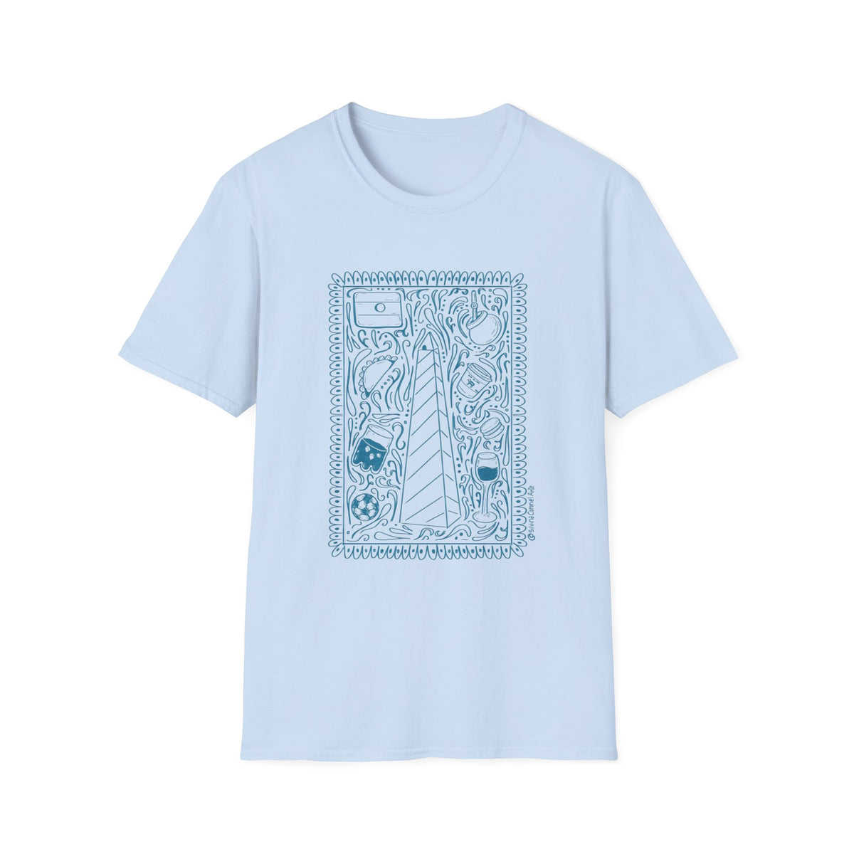 Argentina Icons Graphic T-Shirt – Argentine Culture & Traditions Tee