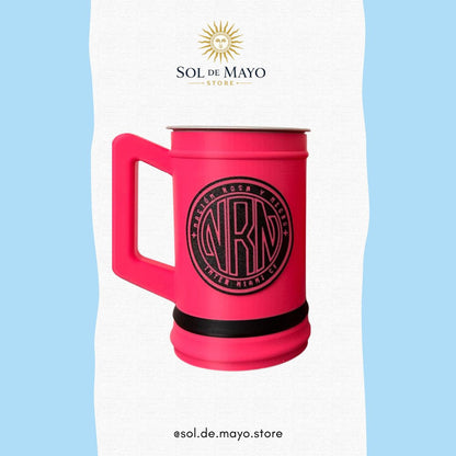 Argentine Soccer Beer Mug – 3D Printed with Aluminum Liner