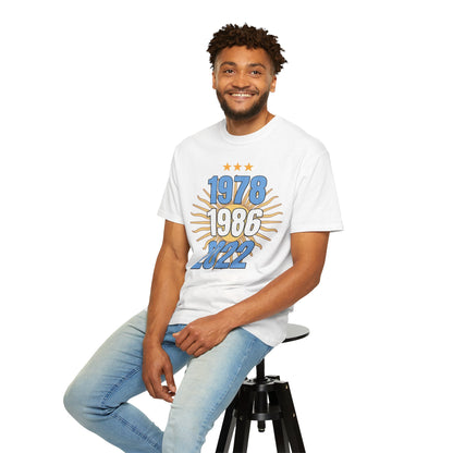 1978 1986 2022 Retro Commemorative T-Shirt