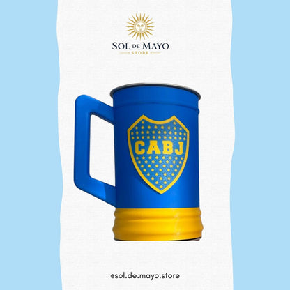 Argentine Soccer Beer Mug – 3D Printed with Aluminum Liner