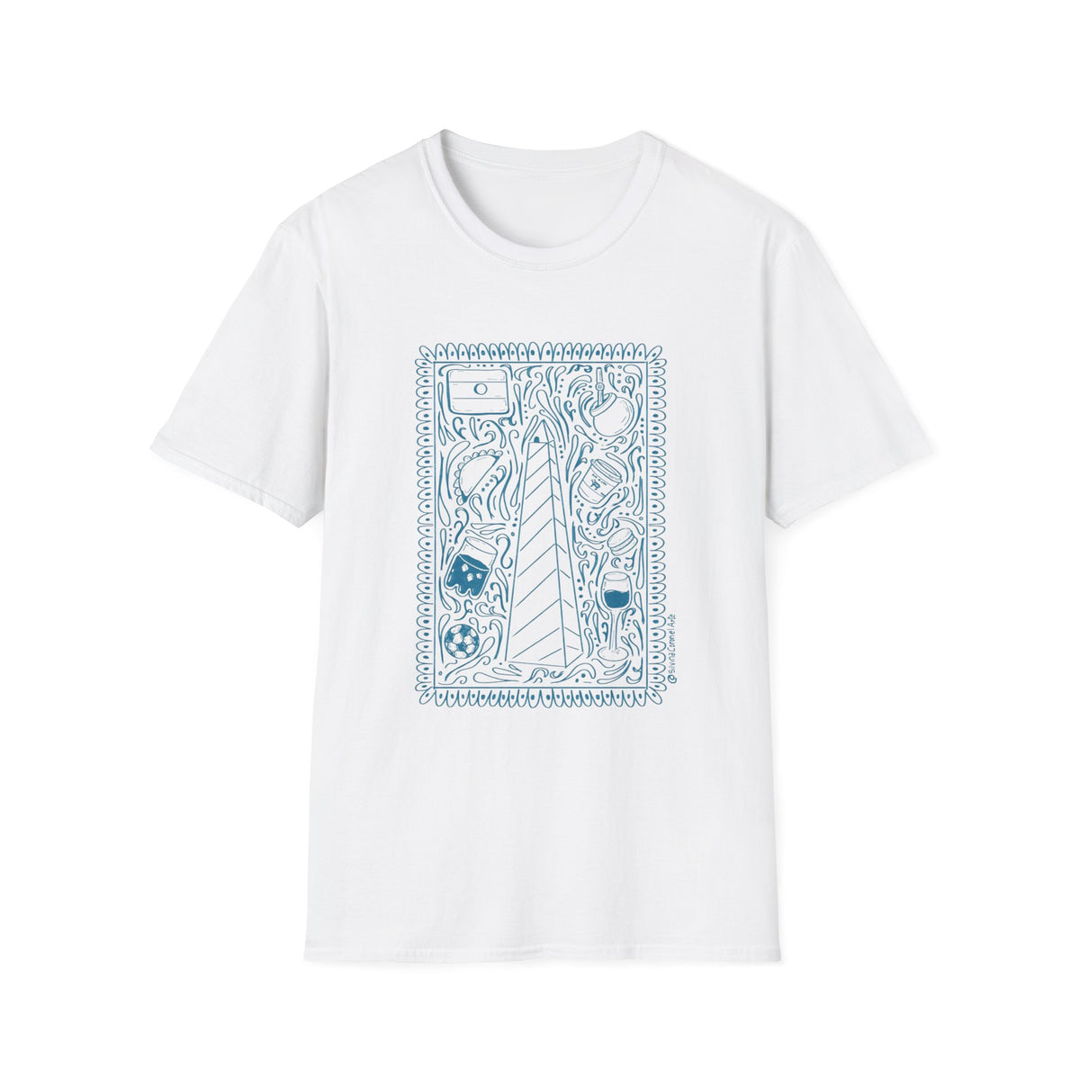 Argentina Icons Graphic T-Shirt – Argentine Culture & Traditions Tee