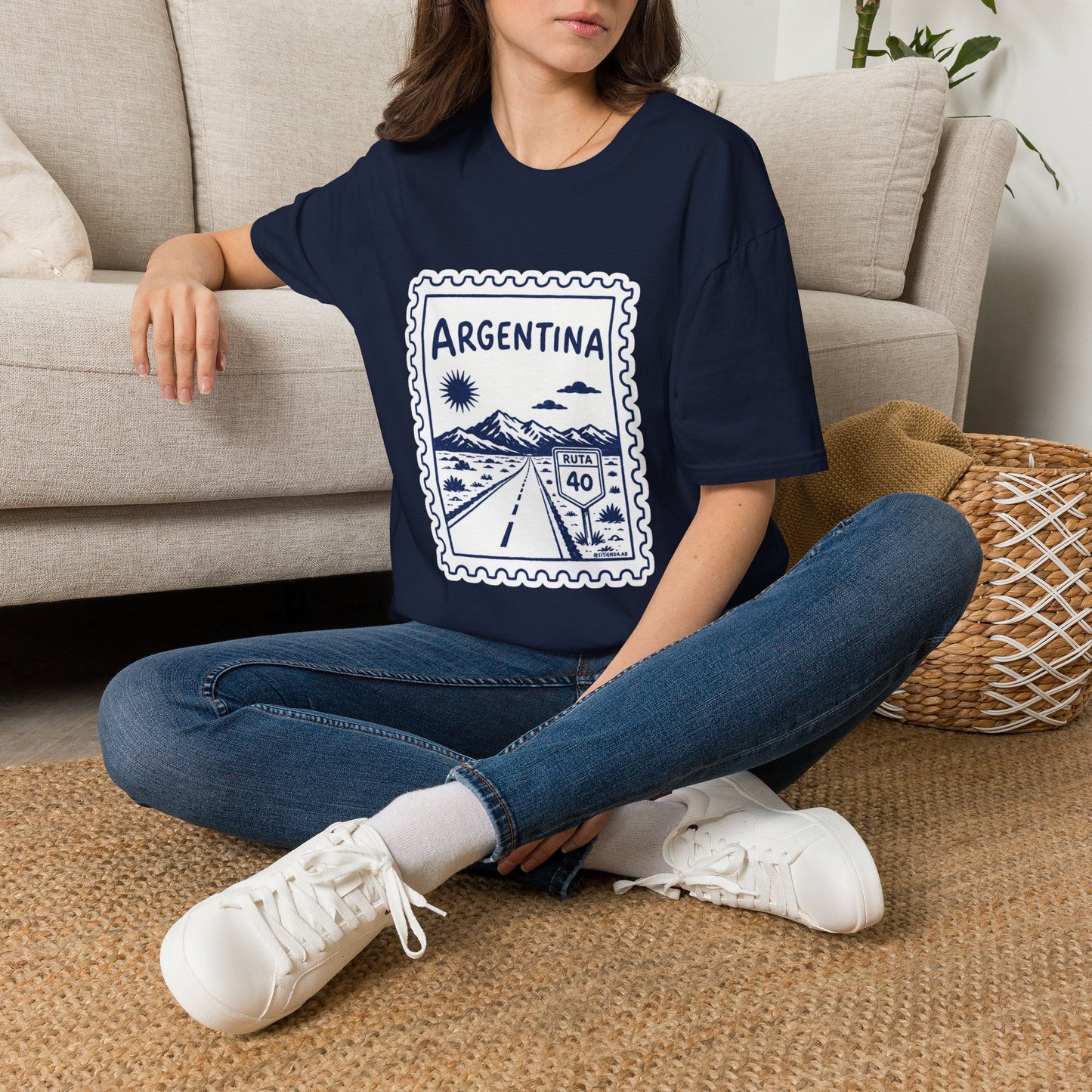 Argentina Travel Stamp T-Shirt — Vintage Road Trip Souvenir Tee