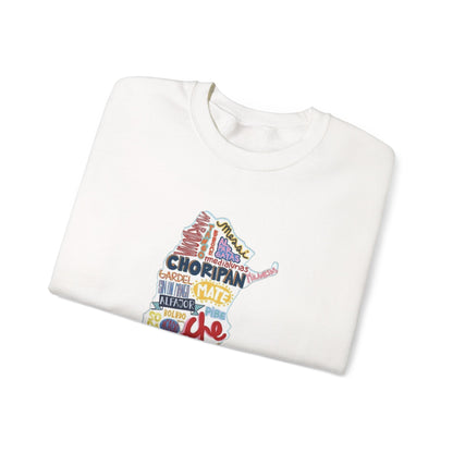 Argentina Word Map Sweatshirt – Buenos Aires Typography Crewneck