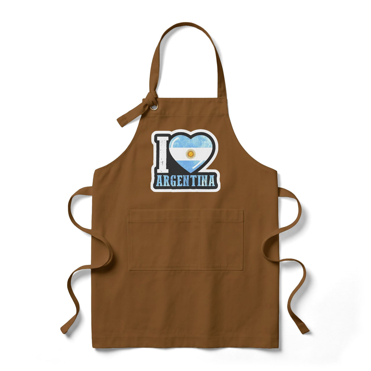 I Love Argentina Heart Graphic Cooking Apron