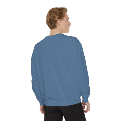 Sunburst Graphic Sweatshirt — Vintage Celestial Sun Crewneck