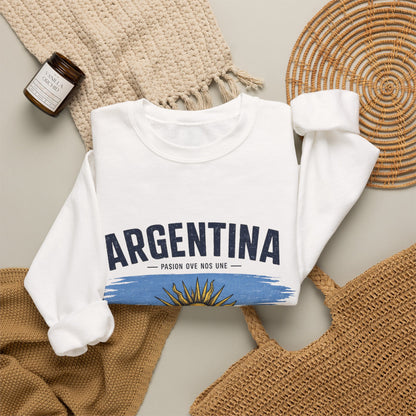 Argentina Sun Flag Crewneck Sweatshirt