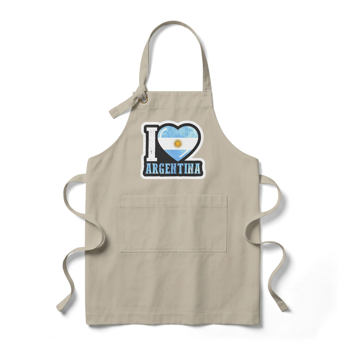 I Love Argentina Heart Graphic Cooking Apron