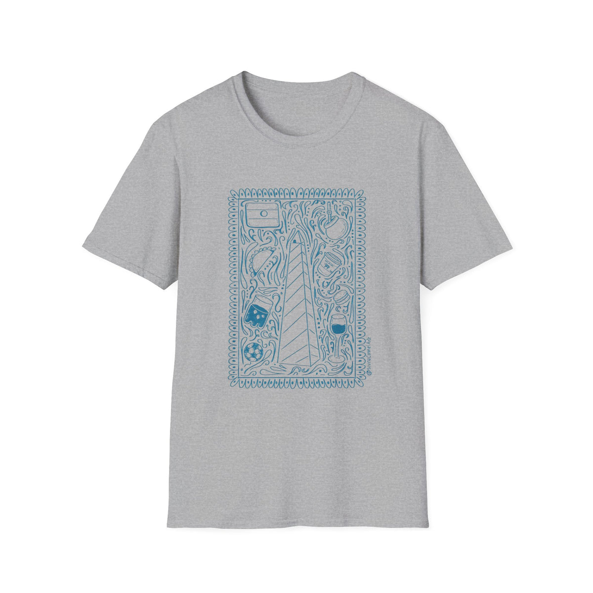 Argentina Icons Graphic T-Shirt – Argentine Culture & Traditions Tee
