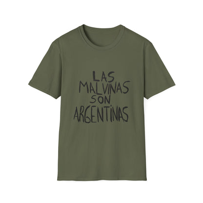 T-Shirt — "Las Malvinas son Argentinas" Patriotic Graphic Tee