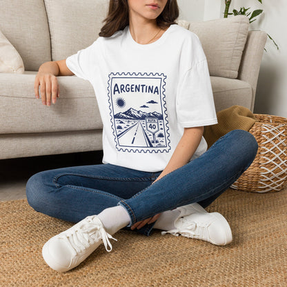 Argentina Travel Stamp T-Shirt — Vintage Road Trip Souvenir Tee