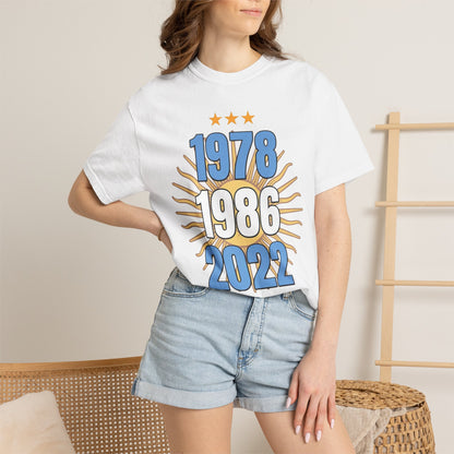 1978 1986 2022 Retro Commemorative T-Shirt