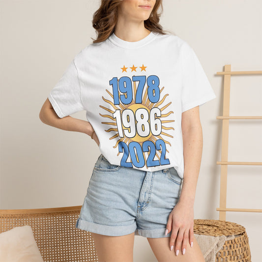 1978 1986 2022 Retro Commemorative T-Shirt