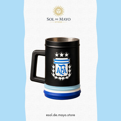 Argentine Soccer Beer Mug – 3D Printed with Aluminum Liner
