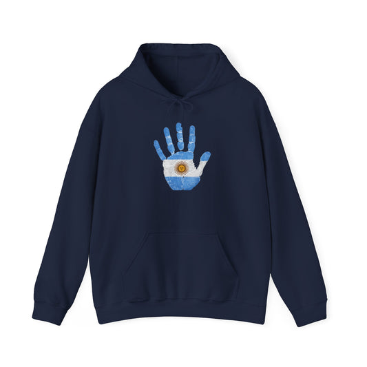 Argentina Mountain Sunrise Hoodie — Vintage Travel Graphic Pullover