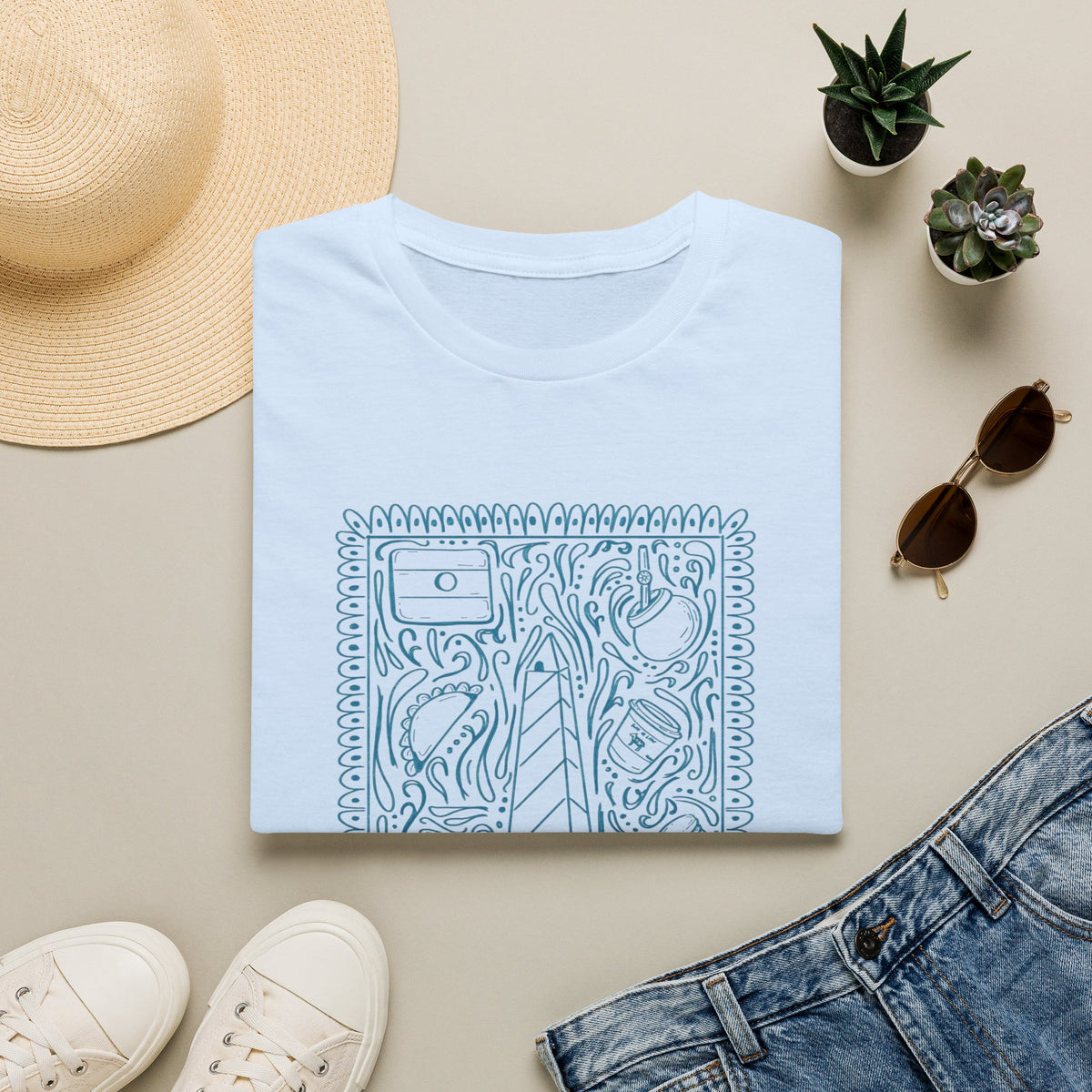 Argentina Icons Graphic T-Shirt – Argentine Culture & Traditions Tee