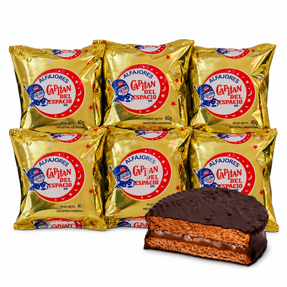 Capitán del Espacio Chocolate Alfajores – 6 Pack