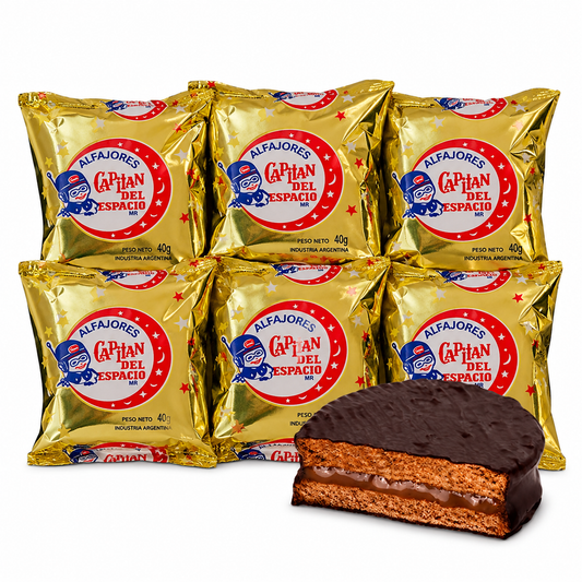 Capitán del Espacio Chocolate Alfajores – 6 Pack
