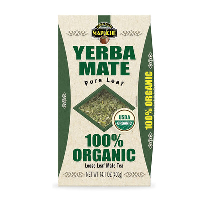 Mapuche 100% Organic Pure Leaf Yerba Mate (14.1 oz / 400g)
