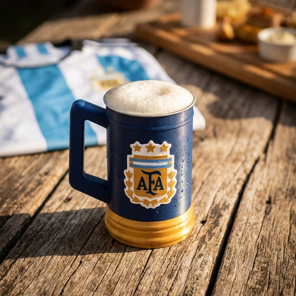 3D printed beer mug — asado_lifestyle | Generated by Modelize