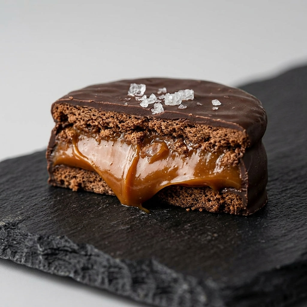 Gourmet Alfajores — Texture & Filling Detail | Generated by Modelize
