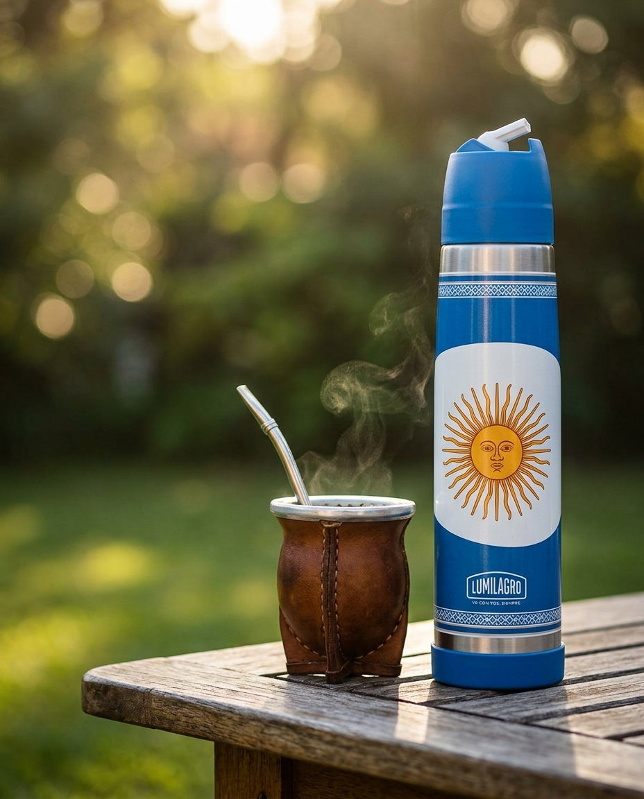 Insulated thermos flask — Morning Mate Ritual | Generated by Modelize