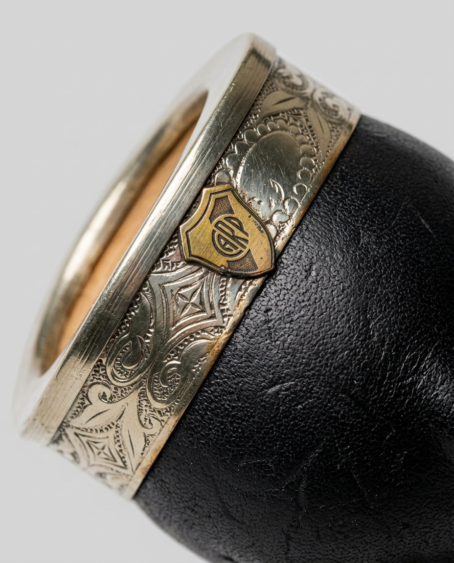 Mate Gourd (Imperial Style) — Engraved Rim Detail | Generated by Modelize