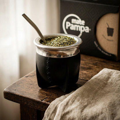 Mate gourd and bombilla set — Lifestyle Morning Ritual | Generated by Modelize