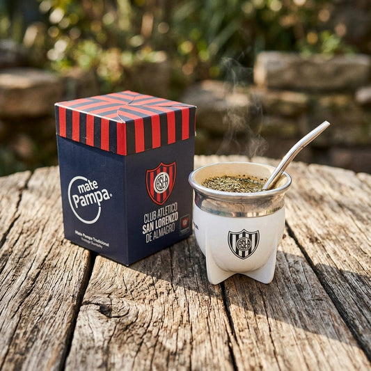 Mate gourd and bombilla set with packaging — Morning Mate Ritual | Generated by Modelize