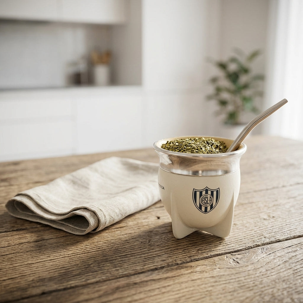 Mate gourd and bombilla set — Traditional Lifestyle Ritual | Generated by Modelize
