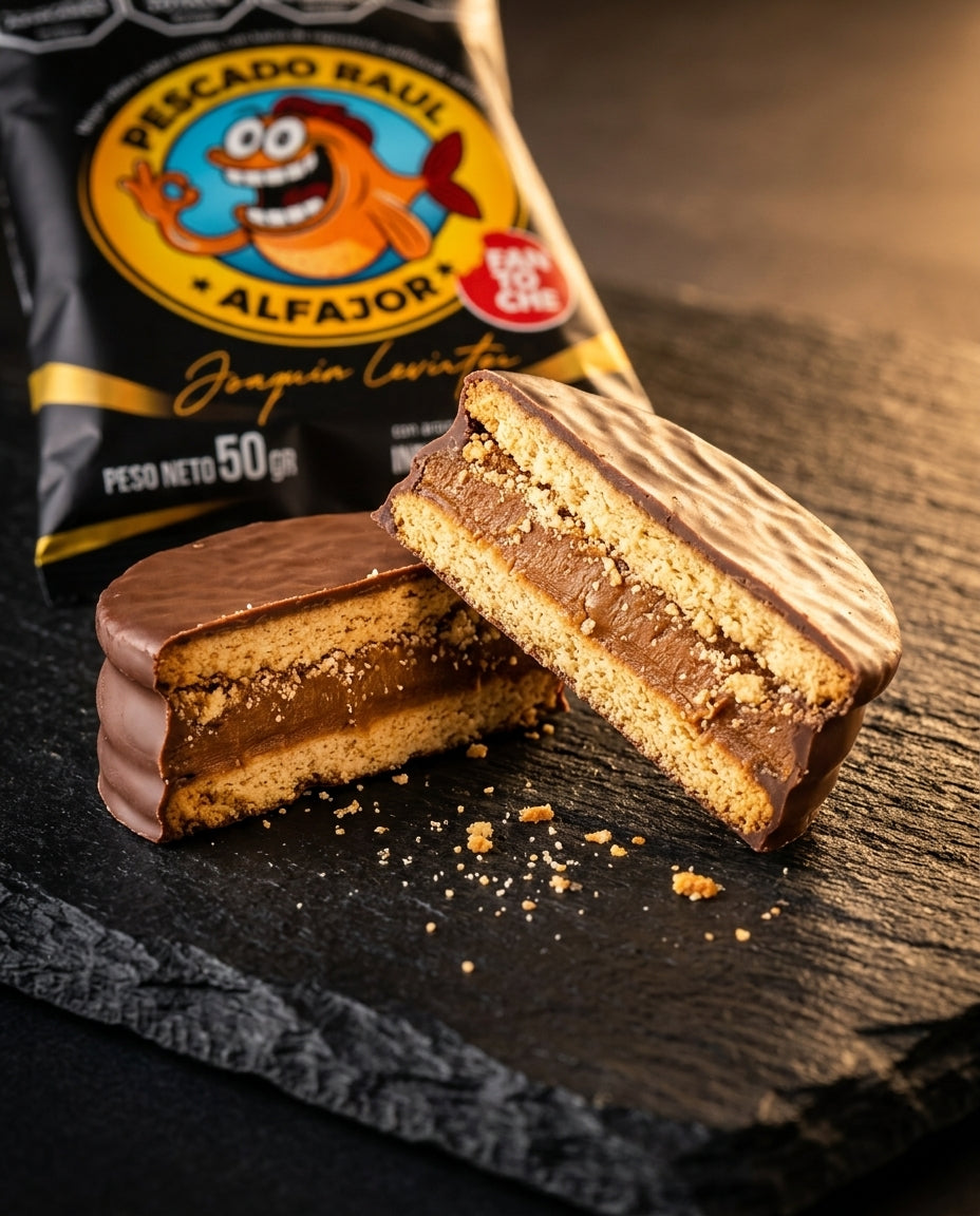 Argentine Alfajor — Product Texture and Filling | Generated by Modelize