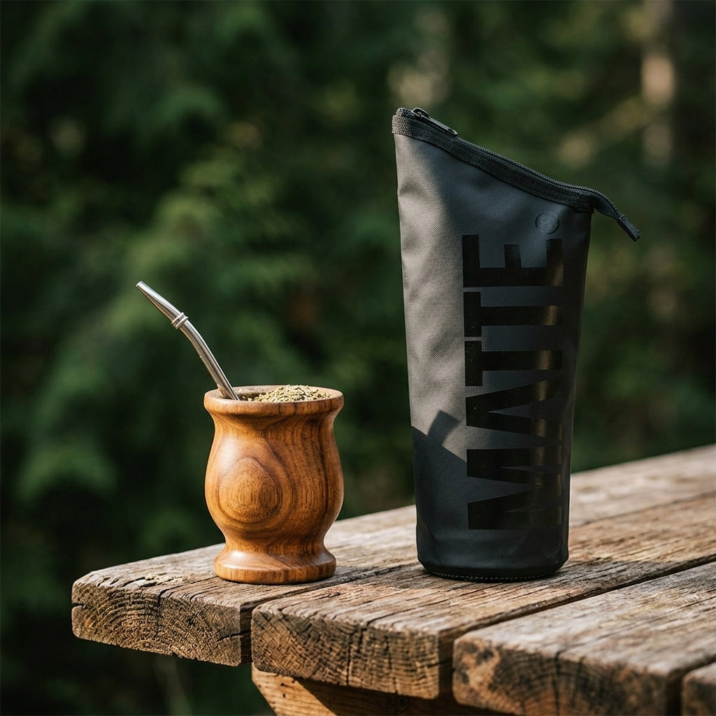 Yerba Mate storage pouch — Outdoor Adventure Lifestyle | Generated by Modelize