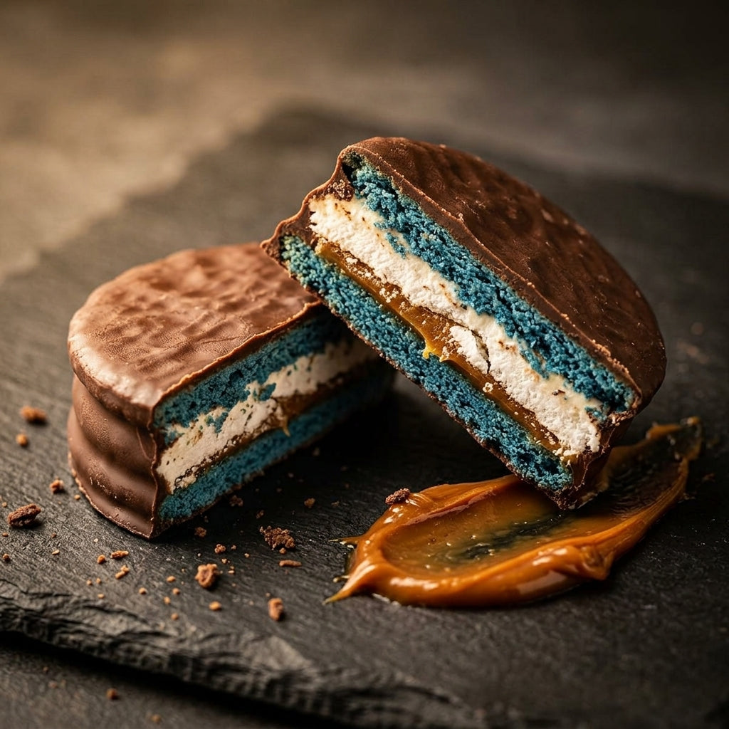 Gourmet Alfajores Multi-pack — Gourmet Cross-Section Detail | Generated by Modelize