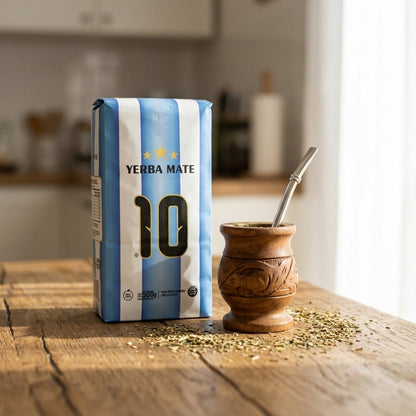 Yerba mate tea packaging — Traditional Morning Ritual | Generated by Modelize
