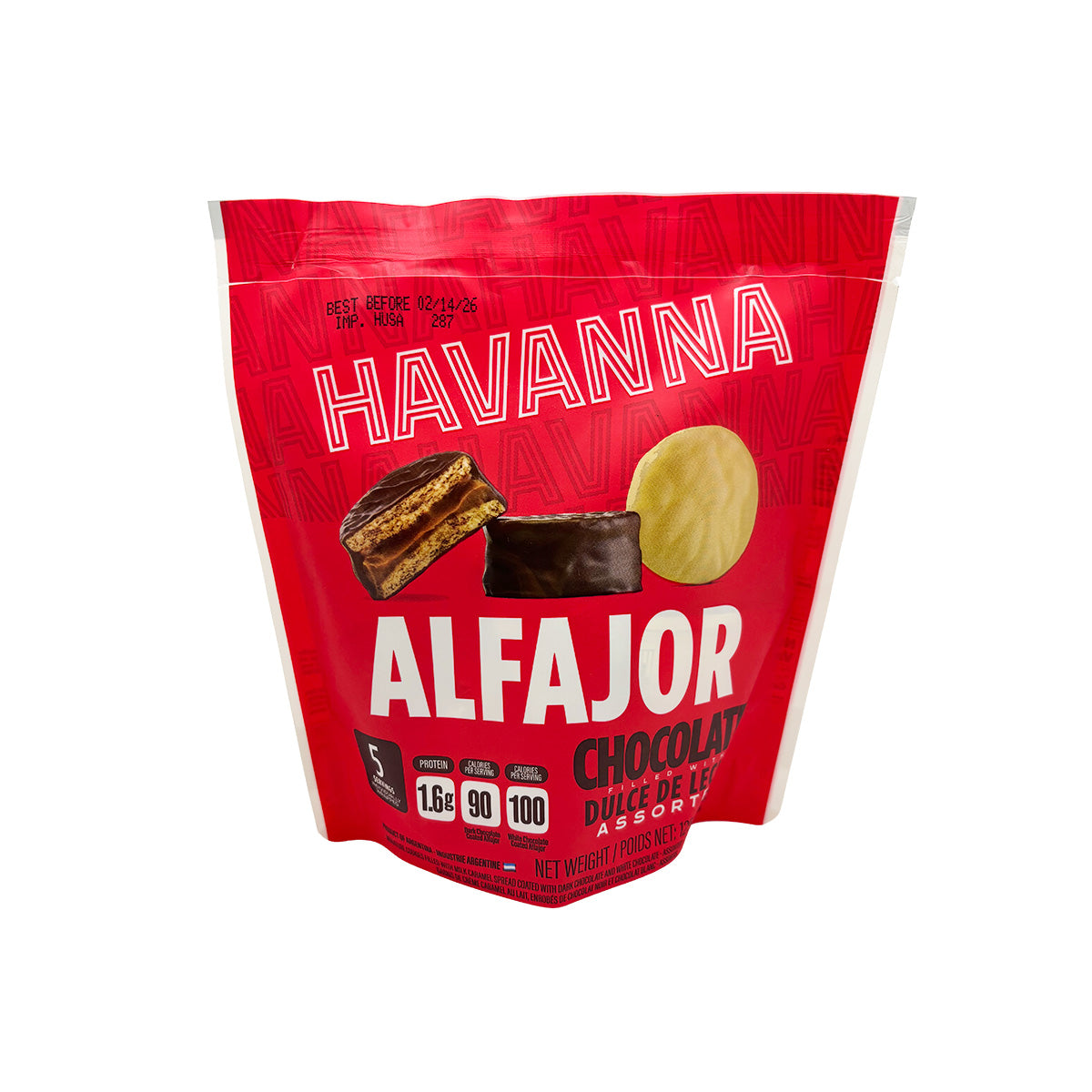 Havanna Assorted Mini Alfajores Pouch (5-Pack) – Dark & White Chocolate