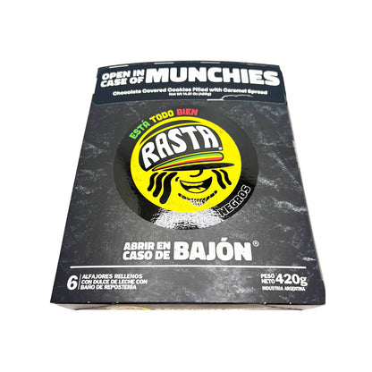 Rasta Chocolate Negro Alfajores Box (6-Pack) – 14.81 oz (420g)
