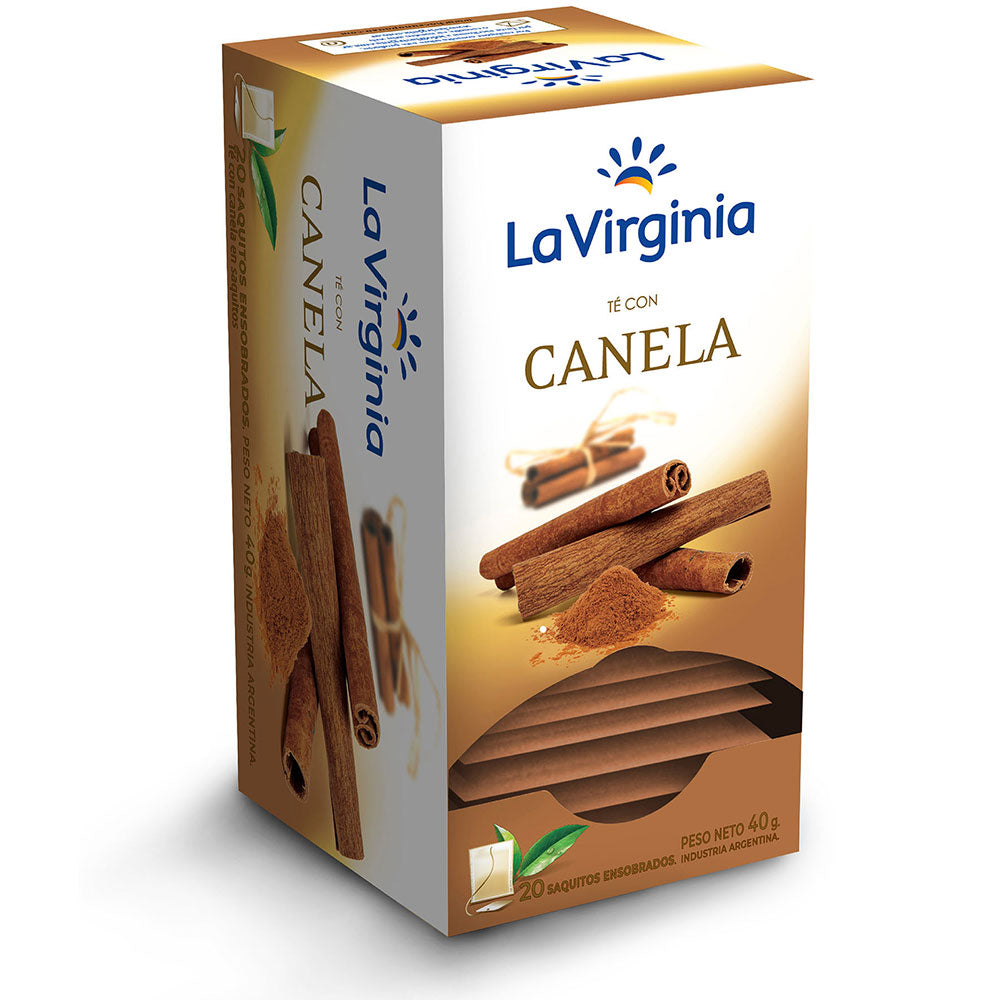 La Virginia Té con Canela – Argentine Cinnamon Tea, 20 Tea Bags