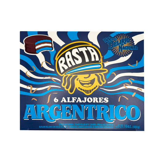 Rasta Argentrico Chocolate & Meringue Alfajores Box (6-Pack) – 21.16 oz
