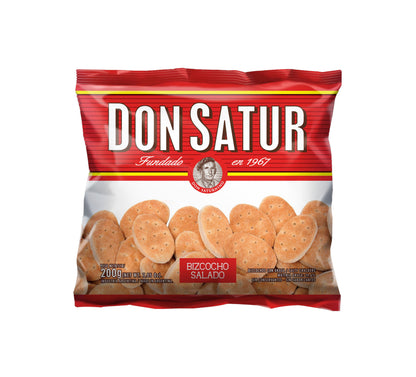 Don Satur Bizcochos Salados – Traditional Argentine Savory Crackers, 200g (7.05 oz)