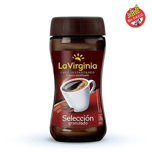 La Virginia Selección Granulado Instant Coffee – Balanced Roast Gluten-Free Coffee, 170g