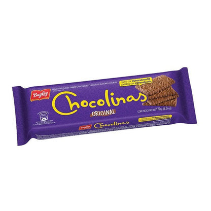 Bagley Chocolinas Original Chocolate Cookies – Essential Chocotorta Ingredient, 170g