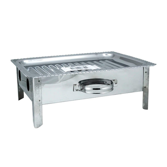 Argentine Stainless Steel Mini Tabletop Grill (Parrillita de Mesa) – Portable Charcoal Asado Warmer